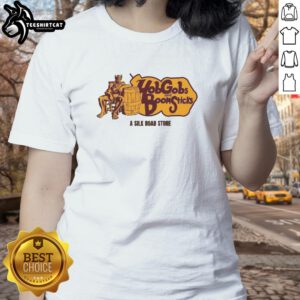 Premium Hobgobs and Boom Sticks Ladies Tee from Silk Road Store, featuring a stylish design perfect for casual wear.
