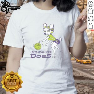 Premium Milwaukee Does Wpbl logo on a stylish ladies tee, perfect for fans of women's baseball and trendy sportswear.