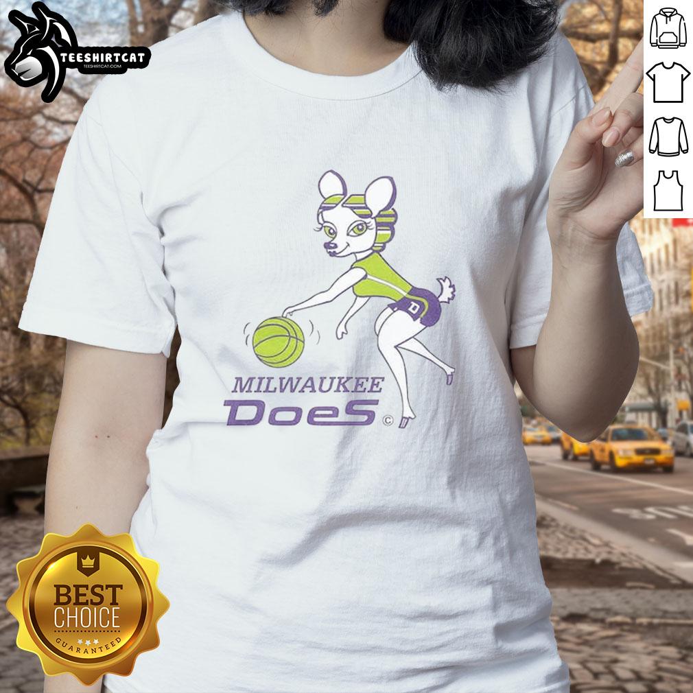 Premium Milwaukee Does Wpbl logo on a stylish ladies tee, perfect for fans of women's baseball and trendy sportswear.