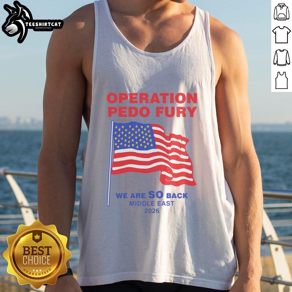 Premium Operation Fury We Are So Back tank top featuring a stylish design, perfect for casual wear and statement fashion.