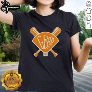 Premium Paint Splatter Orange Ladies Tee showcasing vibrant colors and stylish design for casual wear.