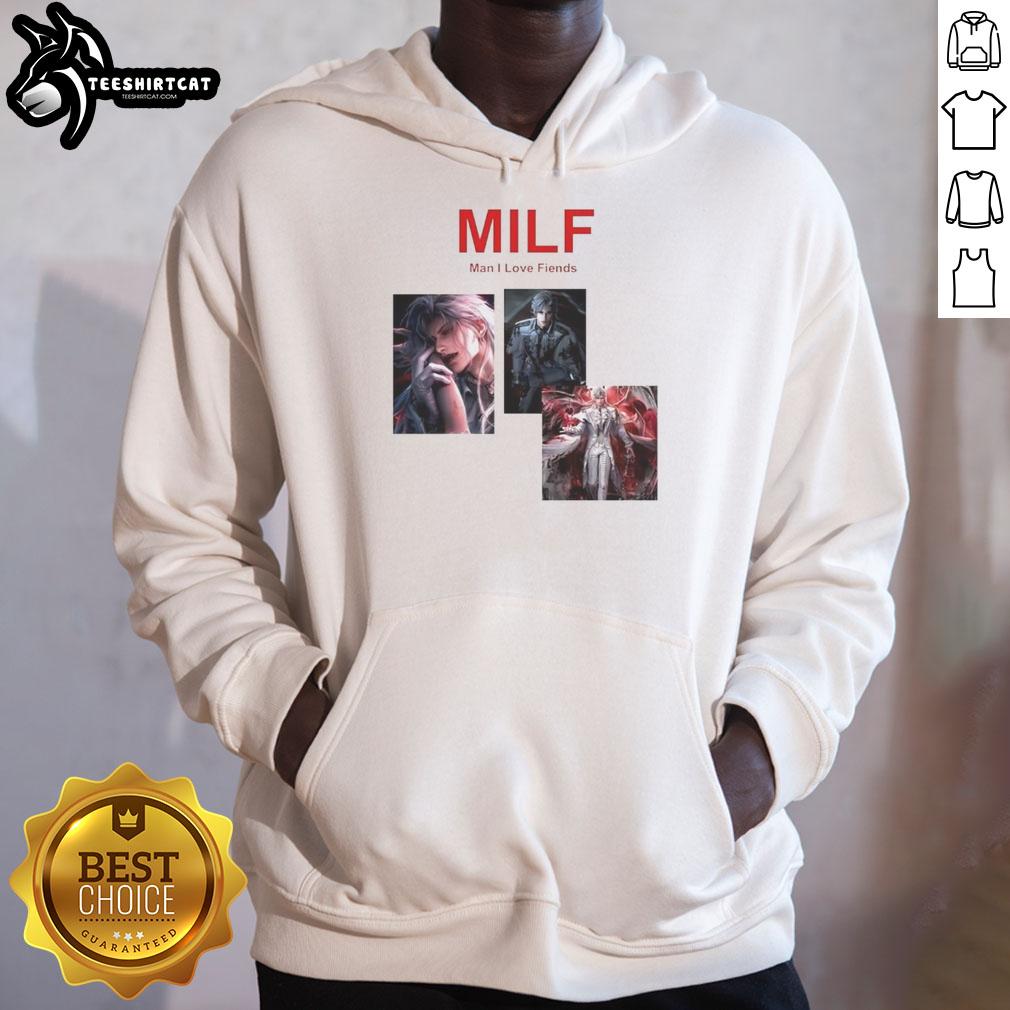 Premium Sylus Milf Man I Love Fiends Hoodie featuring a stylish design and comfortable fit for fans of unique fashion.