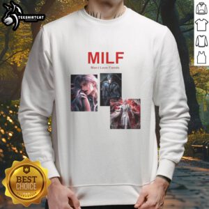 Premium Sylus Milf Man I Love Fiends Sweatshirt featuring vibrant graphics and cozy fabric, perfect for casual wear.