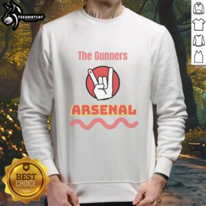 Premium The Gunners Arsenal sweatshirt featuring a stylish design for fans, perfect for casual wear and team pride.