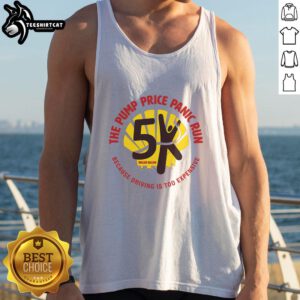 Premium The Pump Price Panic Run Tank Top featuring a bold graphic design for stylish summer wear.