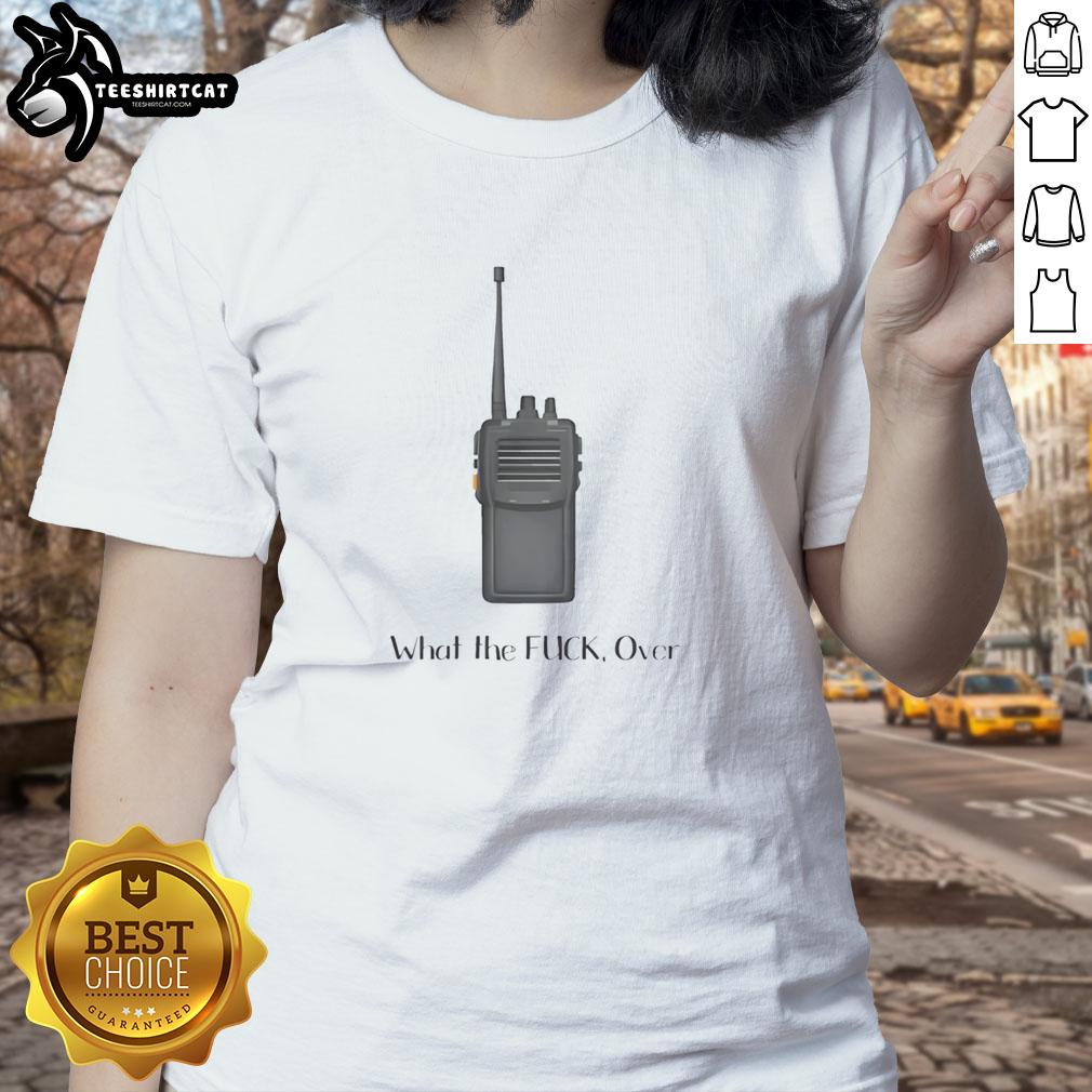 Alt Text: Premium Vertex Standard Vx-451 What The Fck Over Ladies Tee featuring stylish design and comfortable fit.