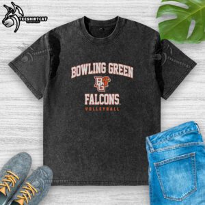 Premium Vivian Jones Bowling Green Falcons Volleyball NCAA Women's Washed T-Shirt in vibrant colors, perfect for fans.