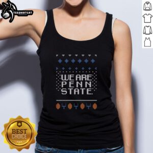Alt Text: Premium We Are Penn State Nittany Lions tank top in navy blue, perfect for fans showing team spirit at games.