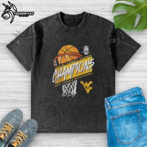 Premium West Virginia Mountaineers 2026 Big 12 Women's Basketball Tournament Champions washed t-shirt for fans.