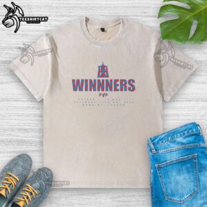 Alt Text: Premium Winners FVP Palace Man Saturday London washed t-shirt in stylish design, perfect for casual wear.