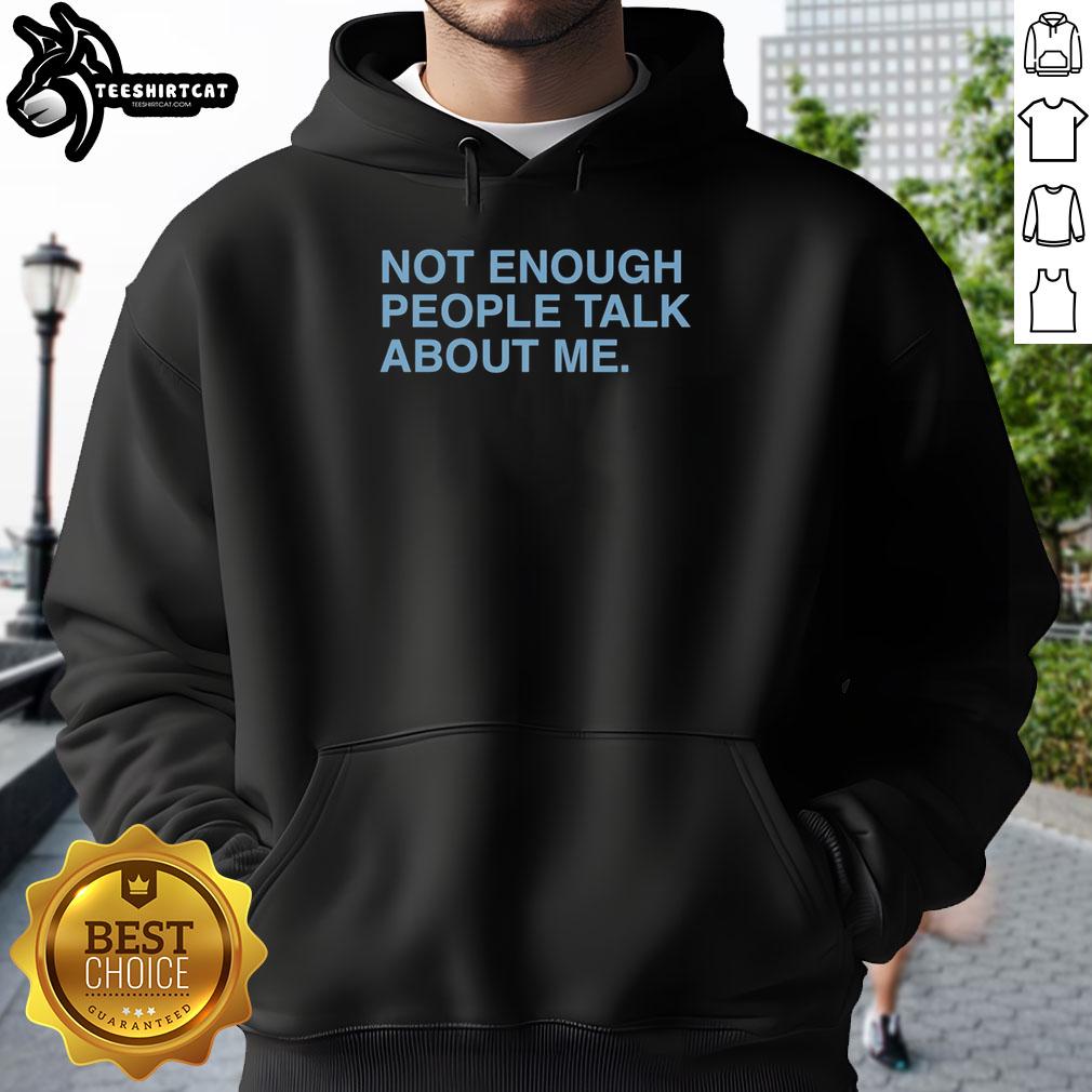 Stylish 'Pretty Not Enough People Talk About Me' hoodie on a model, showcasing trendy streetwear fashion for self-expression.