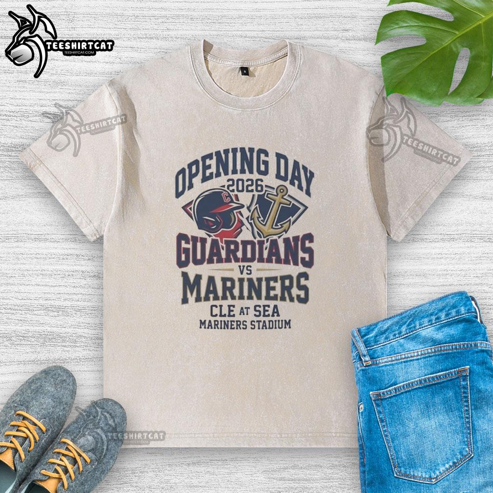 Top Guardians vs Mariners CLE At Sea 2026 sport washed t-shirt featuring vibrant team graphics and comfortable fit.