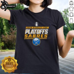 Vintage ladies tee featuring Awesome Buffalo Sabres design for the 2026 Stanley Cup Playoffs.