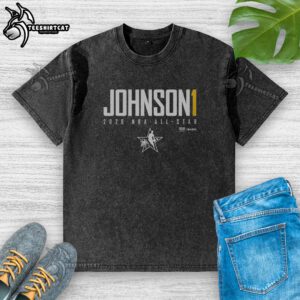 Awesome Jalen Johnson Atlanta Hawks 2026 NBA All-Star Elite Washed T-Shirt showcasing team pride and style.