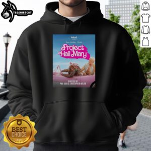 Alt Text: Awesome Project Hail Mary Barbie movie mashup: Ryan Gosling in a Rocky-themed hoodie, showcasing creativity and style.