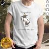 Alt Text: Cute November Graduate Snoopy and Woodstock T-Shirt featuring a fun graduation design perfect for celebrating.