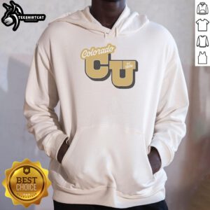 Good Colorado Est 1876 Old Gold Hoodie featuring a vintage design, perfect for fans of Colorado style and heritage.