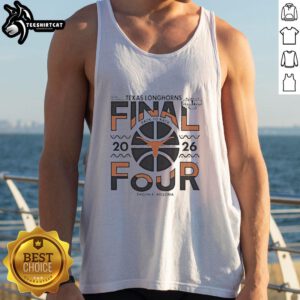 2026 Women's Basketball Final Four tank top featuring Good Texas Longhorns design, perfect for fans in Phoenix, Arizona.