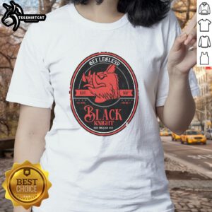 Nice Get Legless Black Knight Old English Ale Ladies Tee featuring a stylish design for ale enthusiasts.