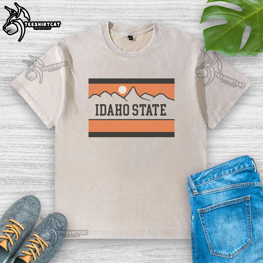 Vintage 1984 Nice Idaho State cross country washed t-shirt featuring classic design and soft fabric, perfect for retro enthusiasts.