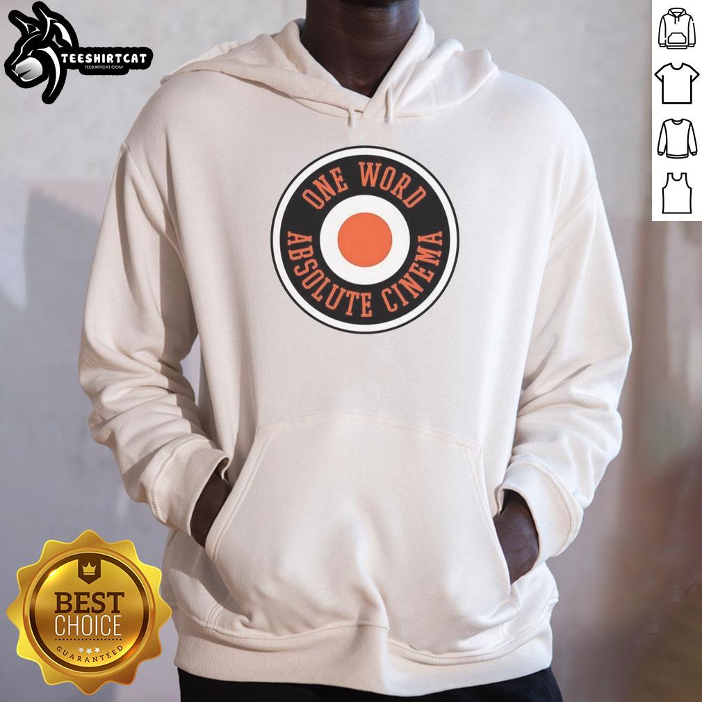 Stylish Nice Philadelphia Flyers One World Absolute Cinema Hoodie, perfect for fans and casual wear enthusiasts.