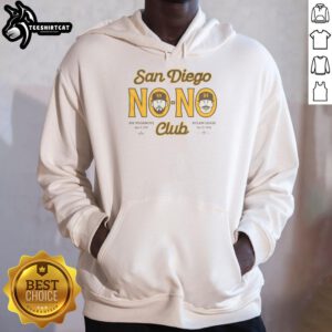 Nice San Diego No No Club Hoodie featuring a stylish design, perfect for casual wear and showcasing San Diego pride.
