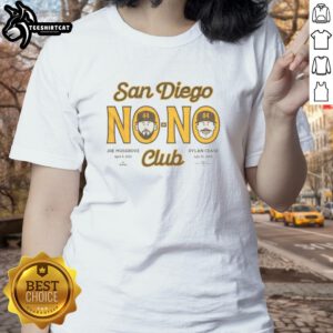 Nice San Diego No No Club ladies tee featuring a stylish design for casual wear and beach outings.