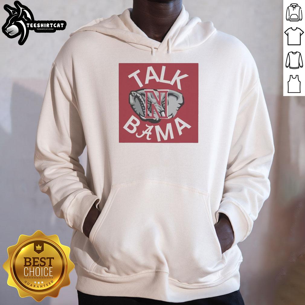 Alabama Crimson Tide hoodie featuring stylish design and vibrant team colors, perfect for fans of Nice Talk N Bama.