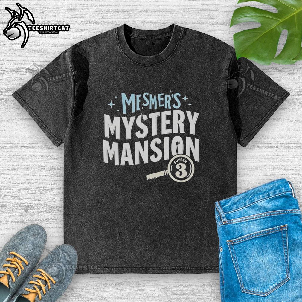 Alt Text: Nice The Boys Season 5 Supe The Worm Mesmers Mystery Mansion washed t-shirt design featuring vibrant graphics.