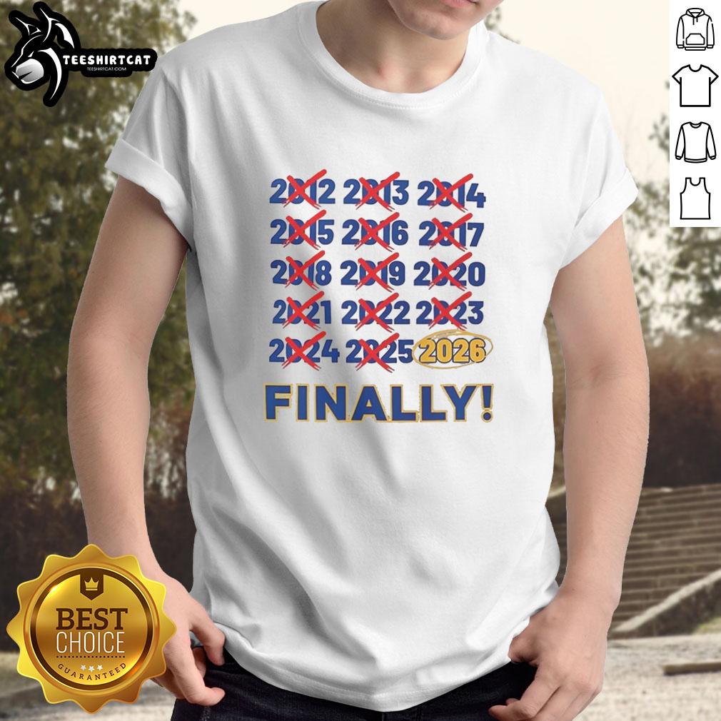 Official Finally 2026 Buffalo Sabres NHL T-Shirt featuring team colors and logo, perfect for fans and collectors.
