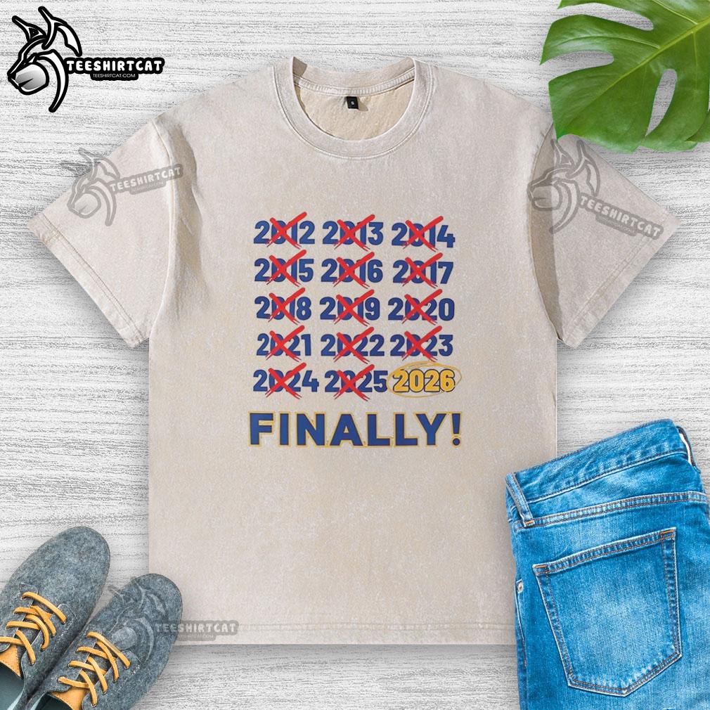 Official Finally 2026 Buffalo Sabres NHL washed t-shirt featuring team logo and stylish design for fans.