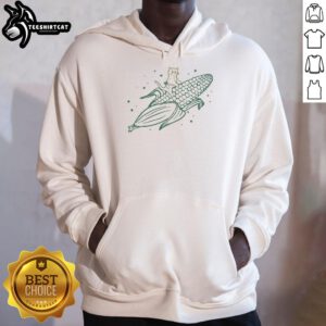 Official Gary Riding Corn Hoodie featuring vibrant graphics and a comfortable fit, perfect for casual wear and farming fans.