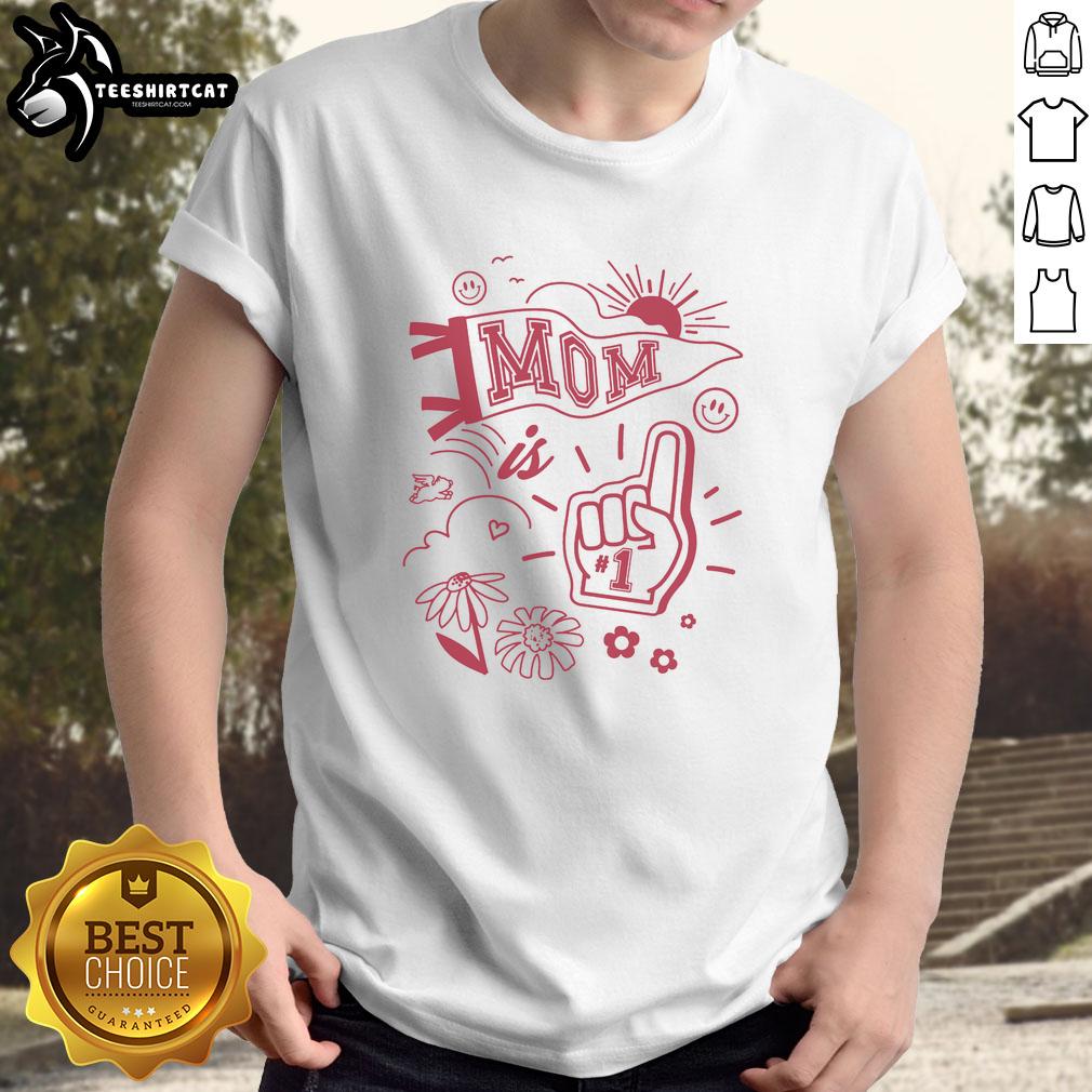 Official Mom Is Collage T-Shirt featuring vibrant designs and heartfelt messages, perfect for celebrating moms.