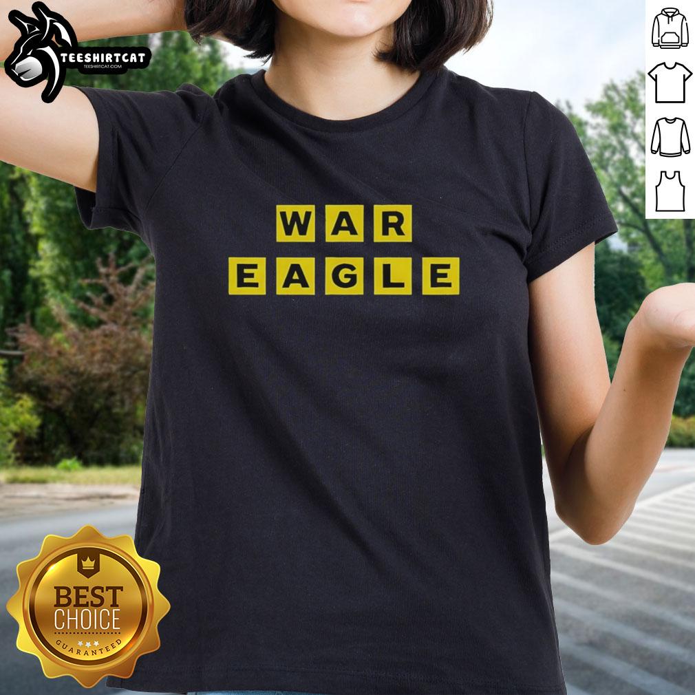 Original War Eagle Ladies Tee featuring a stylish design, perfect for fans showcasing their team spirit.