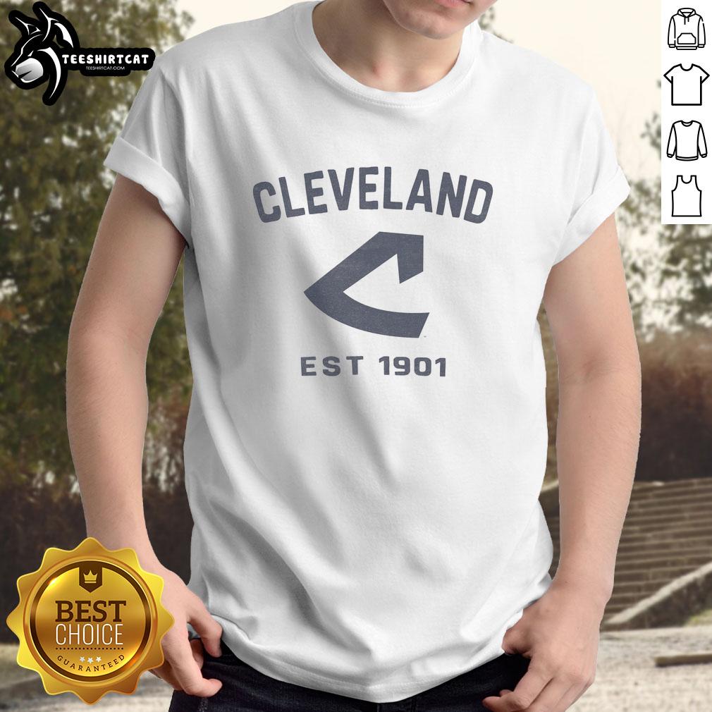 Premium Cleveland Guardians Cooperstown Duster T-Shirt featuring classic design and team logo for avid baseball fans.