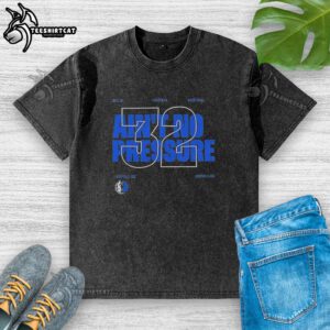 Pretty Dallas Mavericks Ain't No Pressure 32 Washed T-Shirt featuring vibrant team colors and relaxed fit for fans.