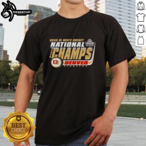 Pretty Denver Pioneers 2026 NCAA Frozen Four Men's Ice Hockey National Champions Bracket T-Shirt design