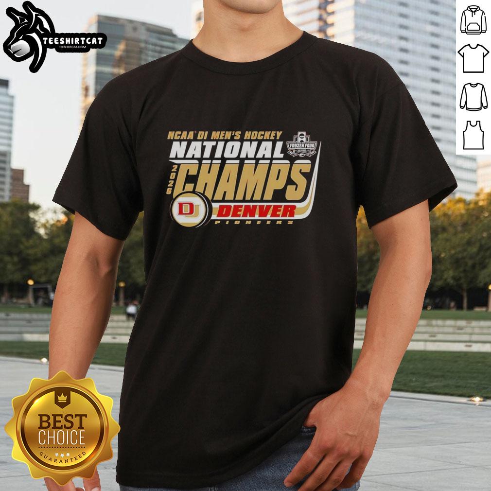 Pretty Denver Pioneers 2026 NCAA Frozen Four Men's Ice Hockey National Champions Bracket T-Shirt design