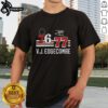 V.J. Edgecombe signature jersey t-shirt for top 76Ers fans, featuring vibrant team colors and official logo design.