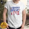 Awesome The Spirit Of 76 Vintage T-Shirt featuring retro graphics and bold colors for a classic Americana style.