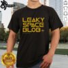 Good Leaky Space Blob Mary Ryland and Rocky T-Shirt featuring vibrant graphics of quirky space characters.