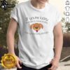 Original Lucky Enough To Have A Dog Cute Dog Face T-Shirt featuring an adorable dog face design on a stylish tee.