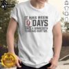 Premium 'It Has Been 0 Days Since A Minnesota Team Has Hurt Me' T-Shirt featuring bold text and a stylish design.