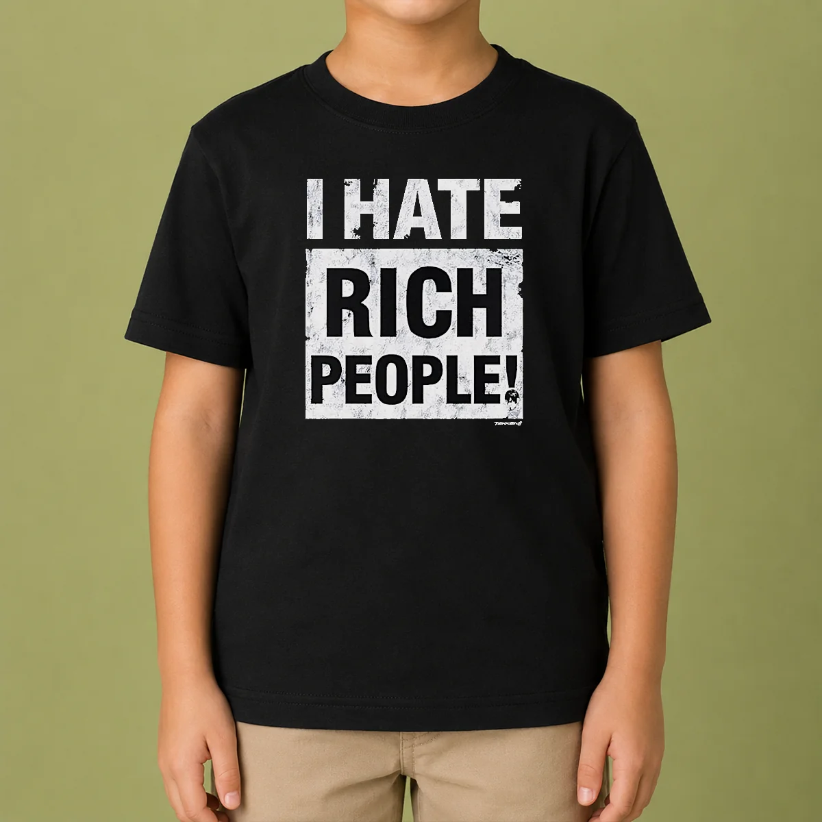 Awesome I Hate Rich People Tekken 8 Video Game Kids T-Shirt