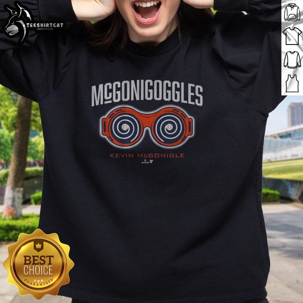 Awesome Kevin Mcgonigle Mcgonigoggles Shirt on Sweatshirt Awesome Kevin Mcgonigle Mcgonigoggles Shirt shown as a sweatshirt preview