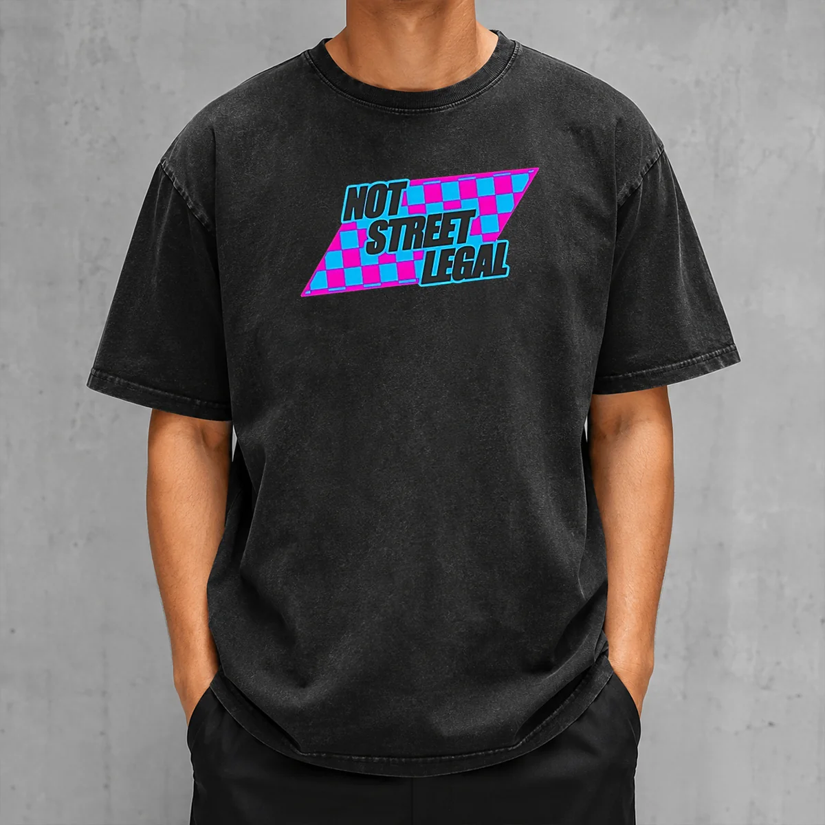 Awesome Not Street Legal Washed T-Shirt