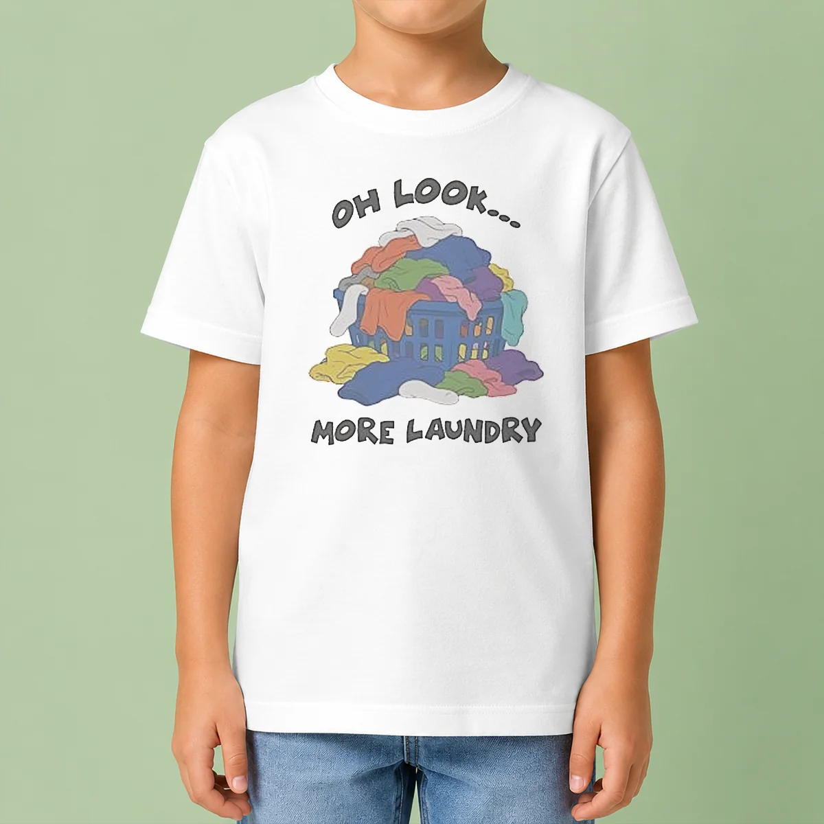 Awesome Oh Look More Laundry Kids T-Shirt