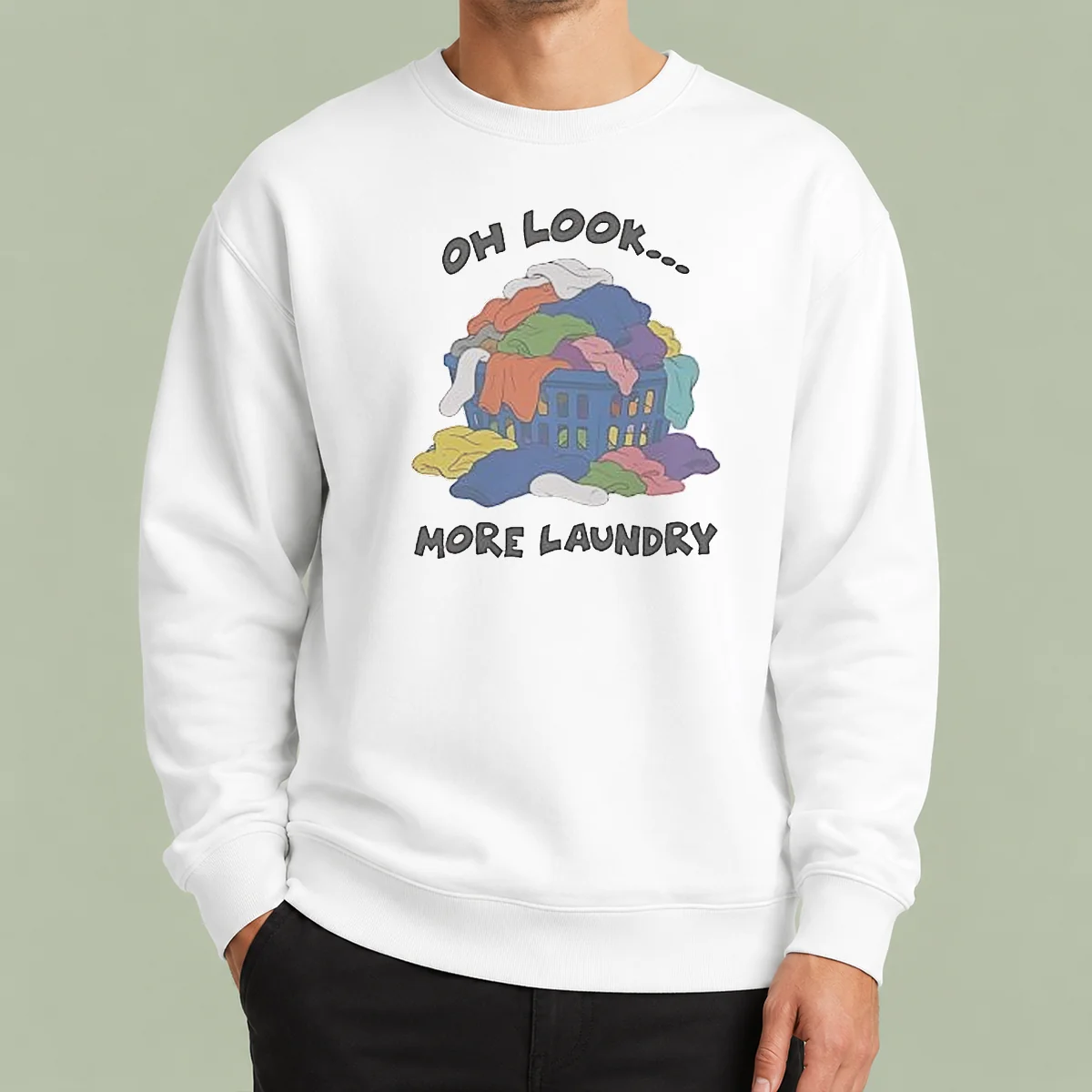 Awesome Oh Look More Laundry Sweater