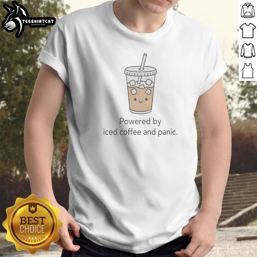 Awesome Powered By Iced Coffee And Shirt Awesome Powered By Iced Coffee And Shirt