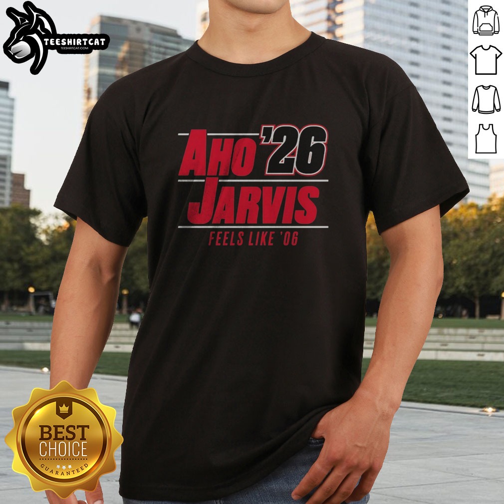 Awesome Seth Jarvis And Sebastian Aho Carolina Hurricanes NHL Feels Like '06 Shirt on Classic Shirt Awesome Seth Jarvis And Sebastian Aho Carolina Hurricanes NHL Feels Like '06 Shirt shown as a classic shirt preview